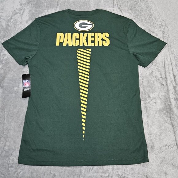 Green Bay Packers Shirt Mens Medium NFL Apparel Green Short Sleeve Tee NEW - Picture 7 of 9